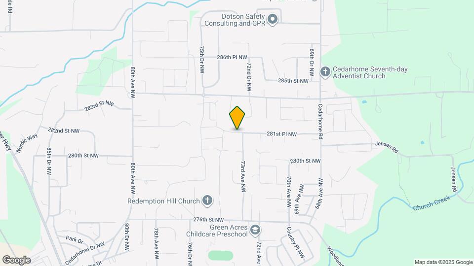 7322 281st Pl NW Map and Location Details