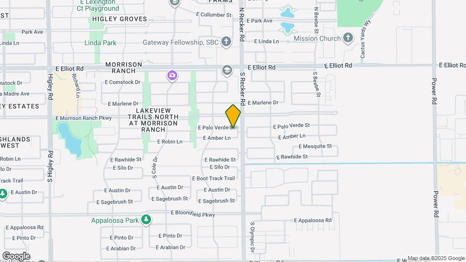 3961 E Palo Verde St Map and Location Details