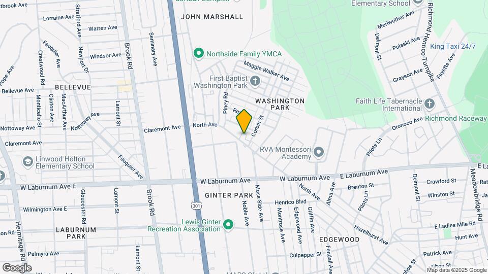 North Avenue Apartments Mapa y Detalles de la Ubicación