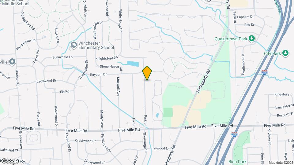 15880 Park Ln Map and Location Details