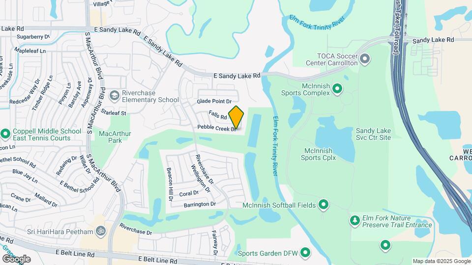 1517 Pebble Creek Dr Map and Location Details