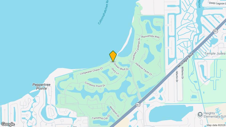 14500 Ocean Bluff Dr Map and Location Details