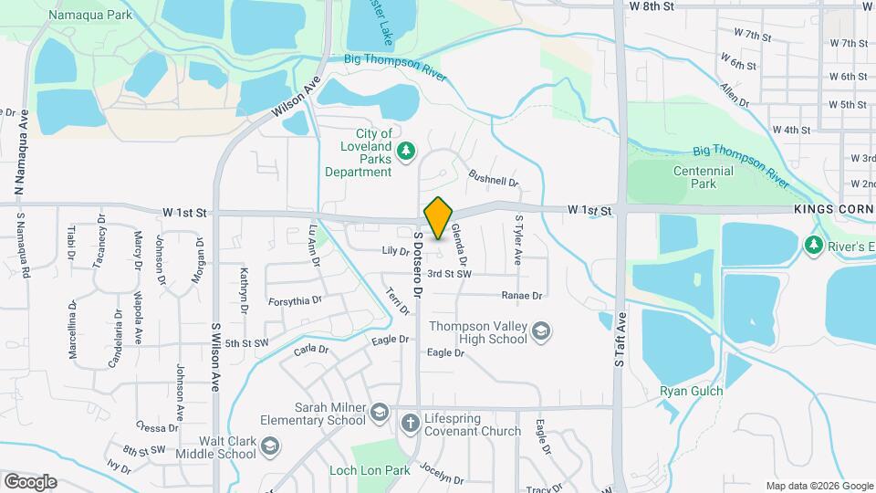 1829 Lily Pl Map and Location Details