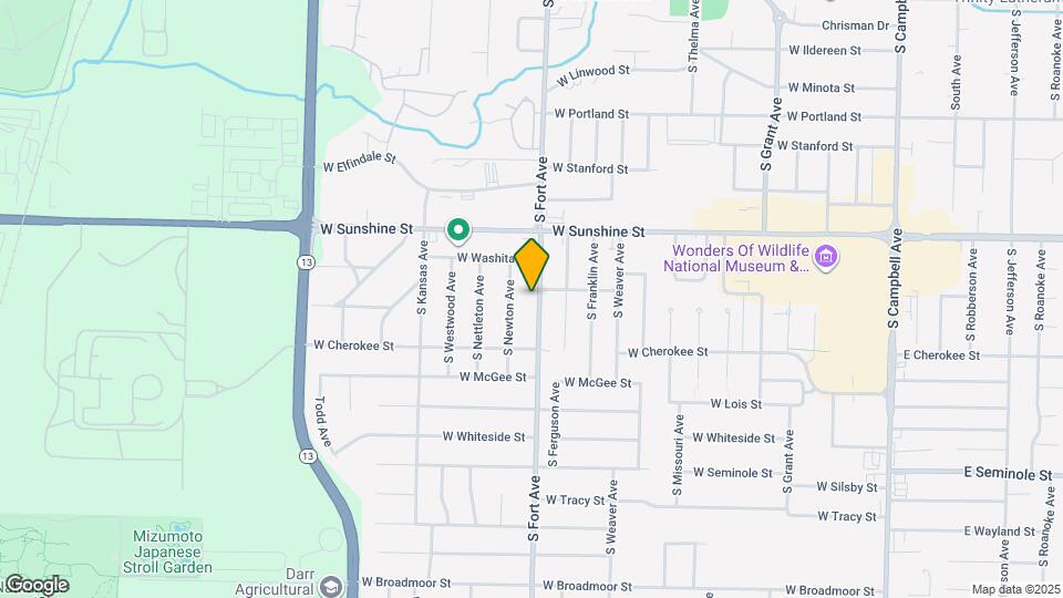 1909 S Fort Ave Map and Location Details