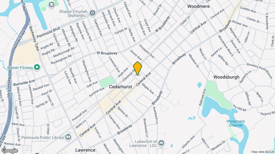 120 Maple Ave Map and Location Details