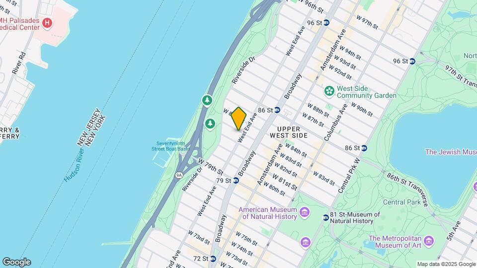473 West End Ave Mapa y Detalles de la Ubicación