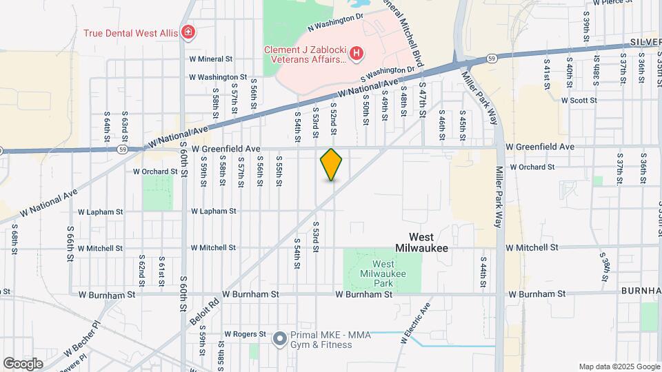 1509 S 52nd St Map and Location Details