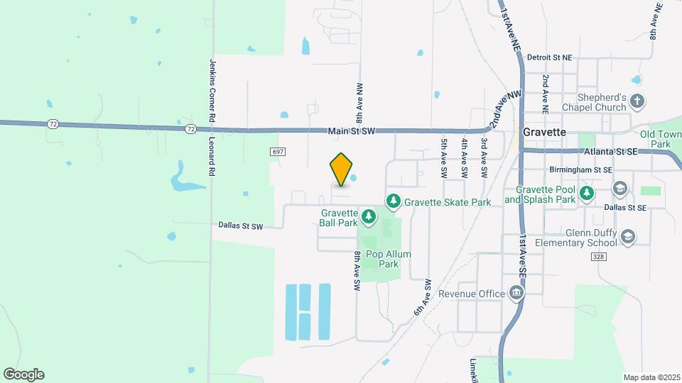 806 Granite Cir SW Map and Location Details