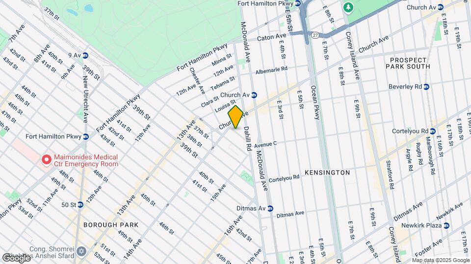 1155 E 35th St Map and Location Details