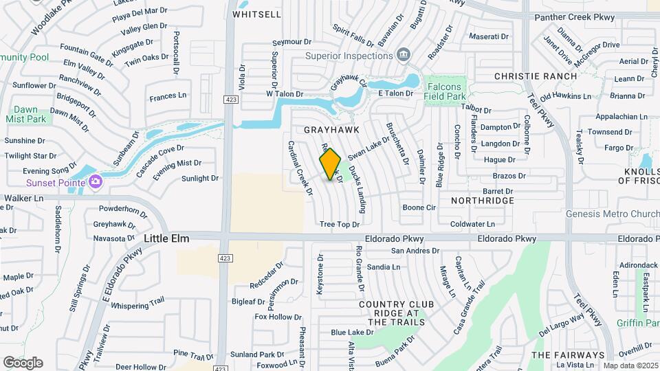 12328 Hawk Creek Dr Map and Location Details