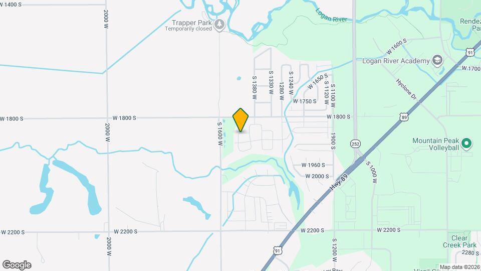 1864 S 1425 W Map and Location Details