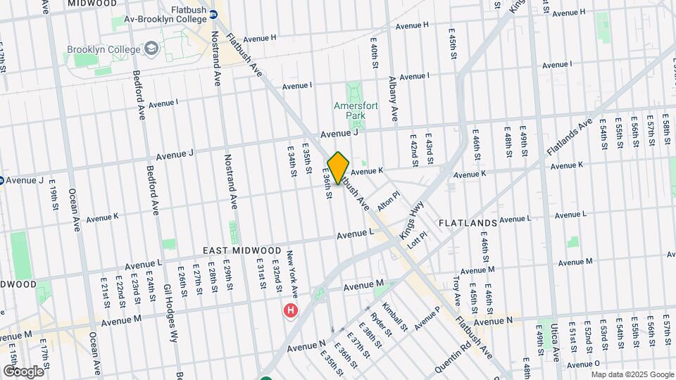 3614 Avenue K Mapa y Detalles de la Ubicación