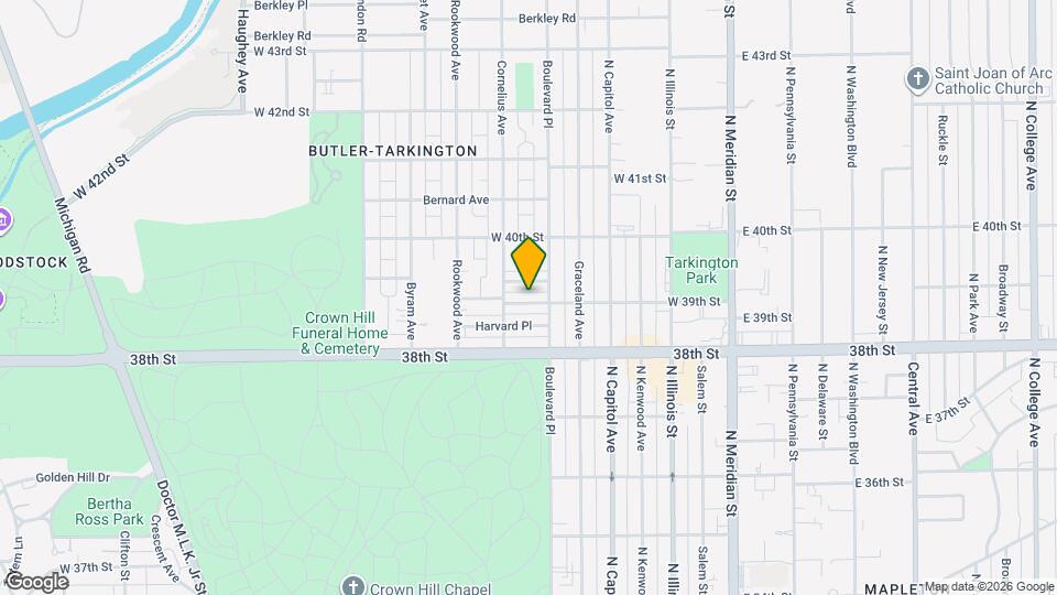 320 W 39th St Map and Location Details