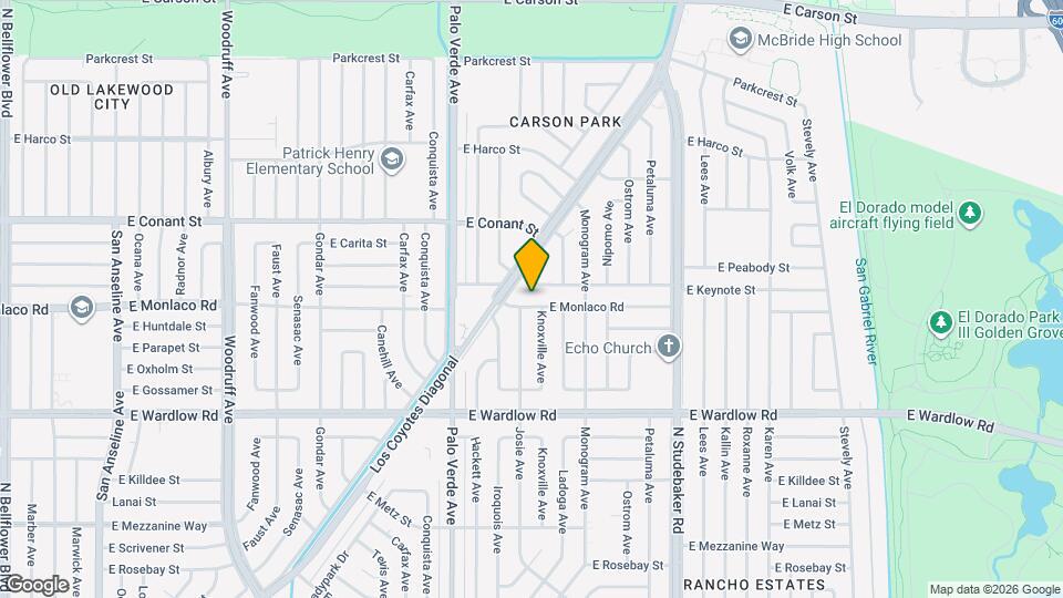6533 E Monlaco Rd Map and Location Details
