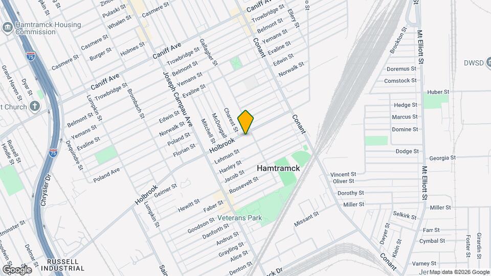 3214 Holbrook St, Unit #1R Map and Location Details