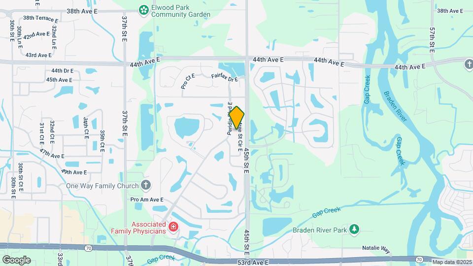 4810 Raintree St Cir E Map and Location Details