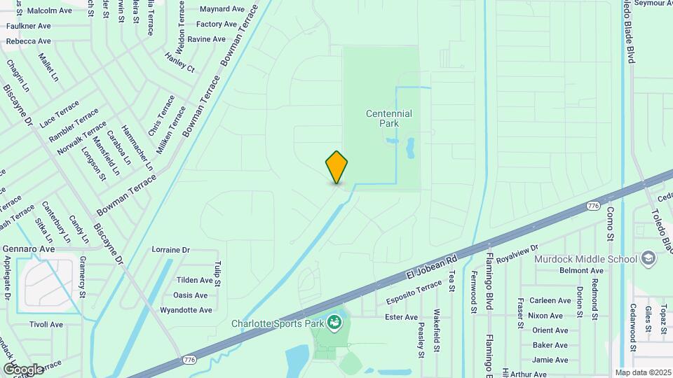 1826 West Palms Drive Map and Location Details
