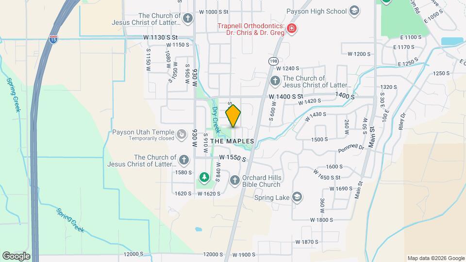 1464 S Silver Maple Ct Map and Location Details