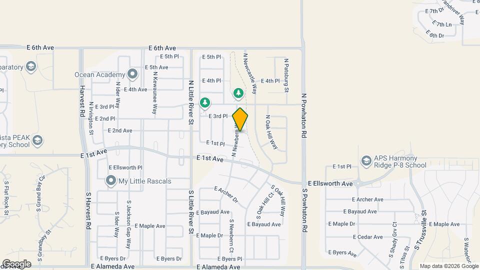 180 N Newbern Way Map and Location Details
