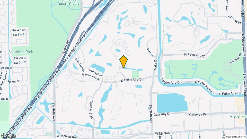 3600 Oaks Clubhouse Dr Map and Location Details