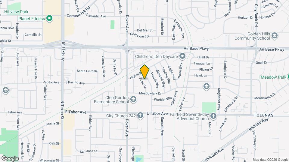 2042 Robin Dr Map and Location Details