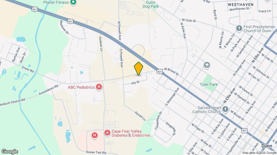 509 Erwin Rd, Unit A Map and Location Details