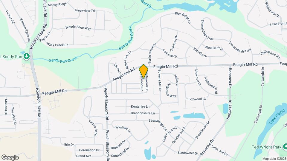 614 Cedarwood Dr Map and Location Details