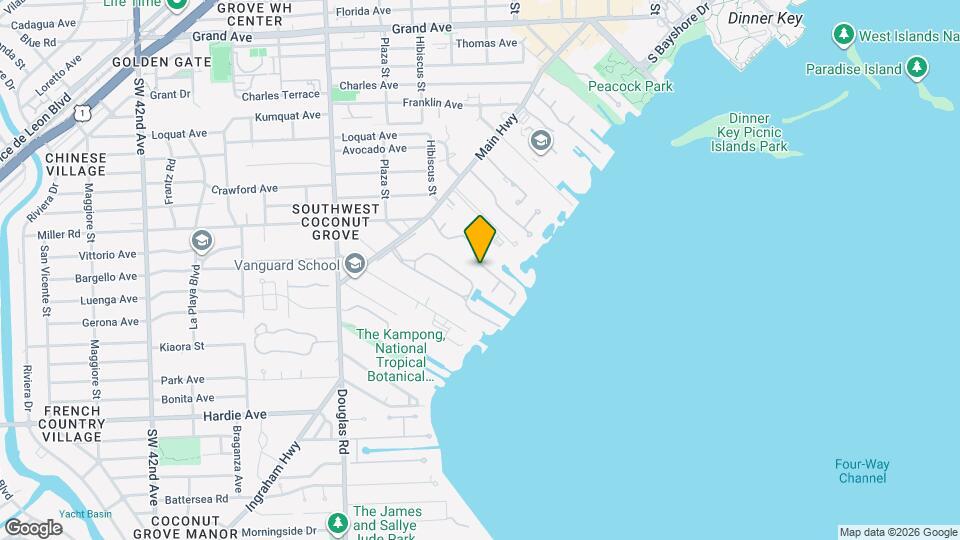 3370 Poinciana Ave Map and Location Details