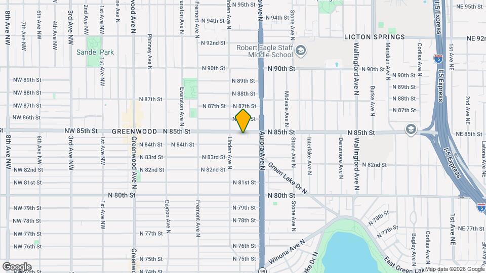 925 N 85th St Mapa y Detalles de la Ubicación