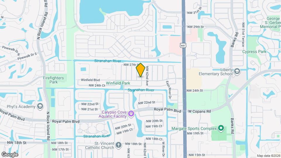 2519 NW 62nd Terrace Map and Location Details