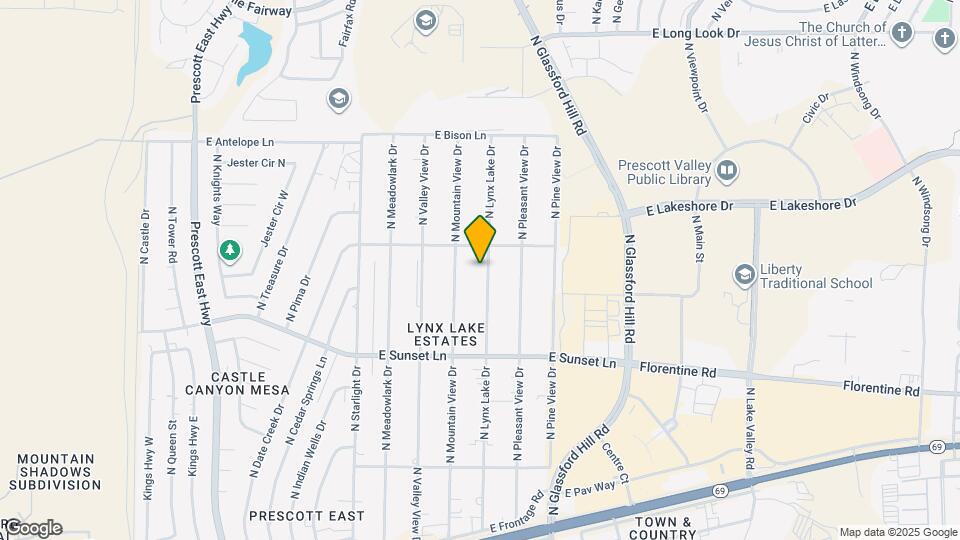 3400 N Lynx Lake Dr Map and Location Details