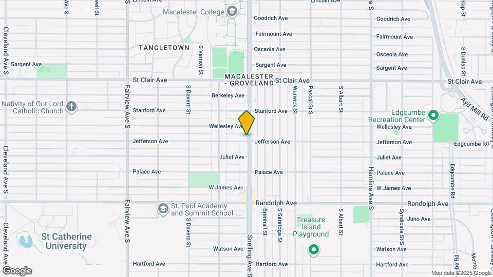 1583 Jefferson Ave Map and Location Details