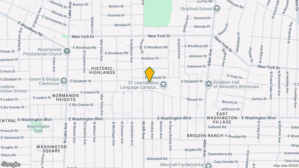 1569 Wesley Ave Map and Location Details