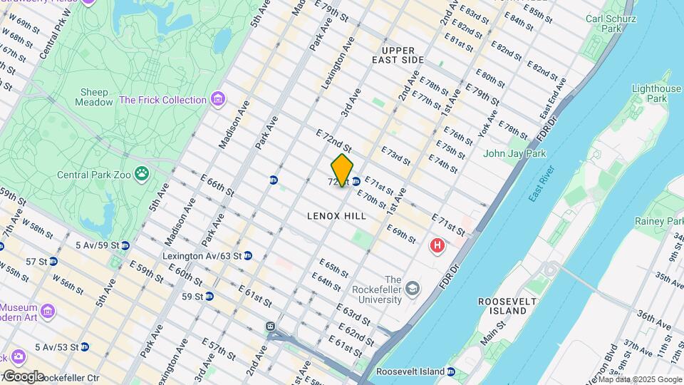 233 E 69th St Map and Location Details