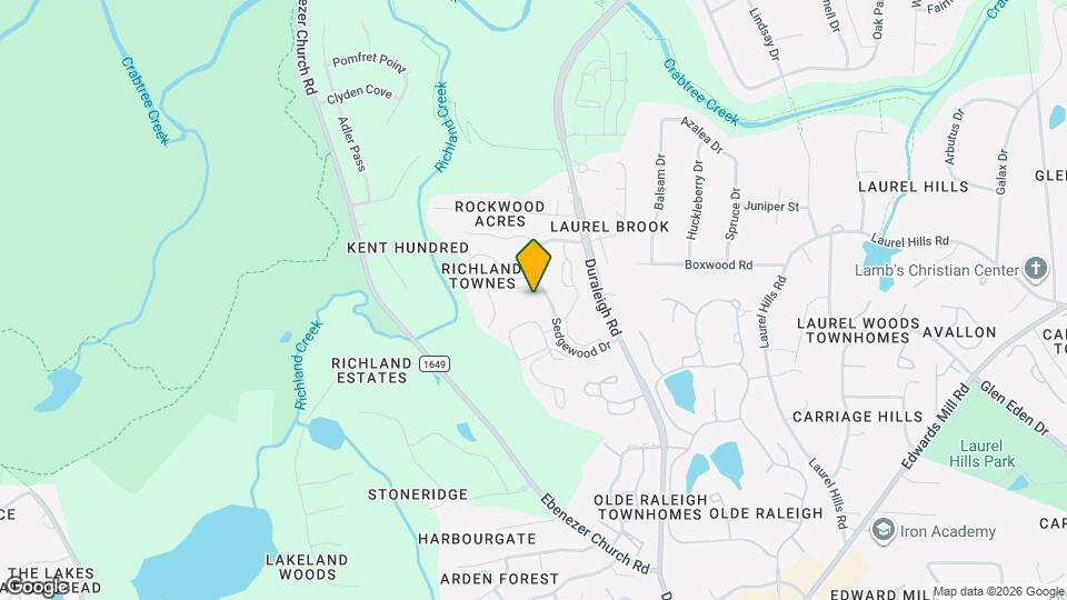 4120 Sedgewood Dr Mapa y Detalles de la Ubicación