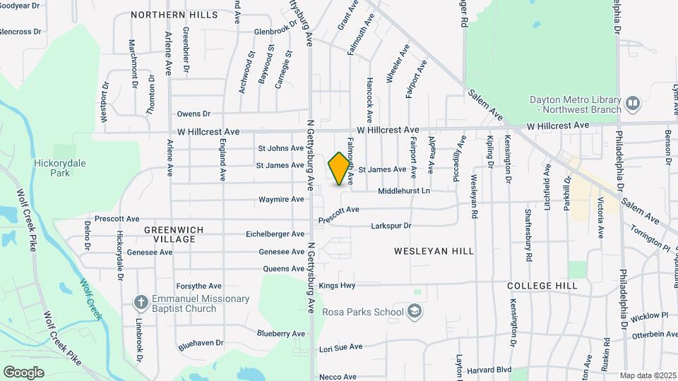 4117 Middlehurst Ln Map and Location Details