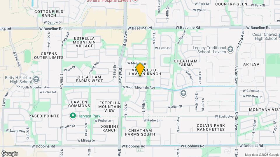 4937 W Desert Ln Mapa y Detalles de la Ubicación