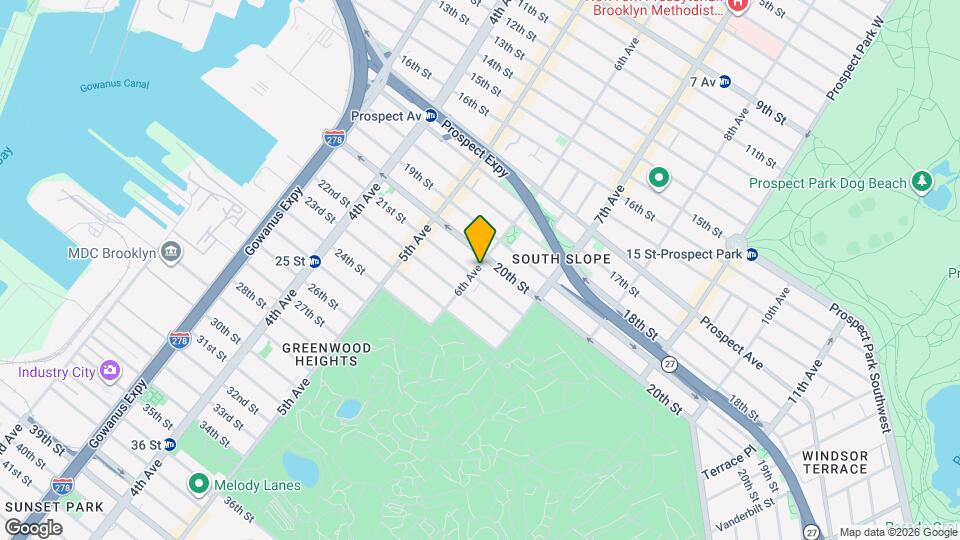 695 6th Ave, Unit Unit#2G Map and Location Details