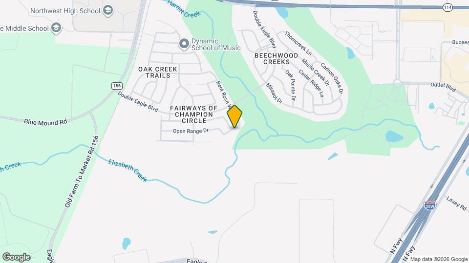 15628 Fire Creek Ln Mapa y Detalles de la Ubicación