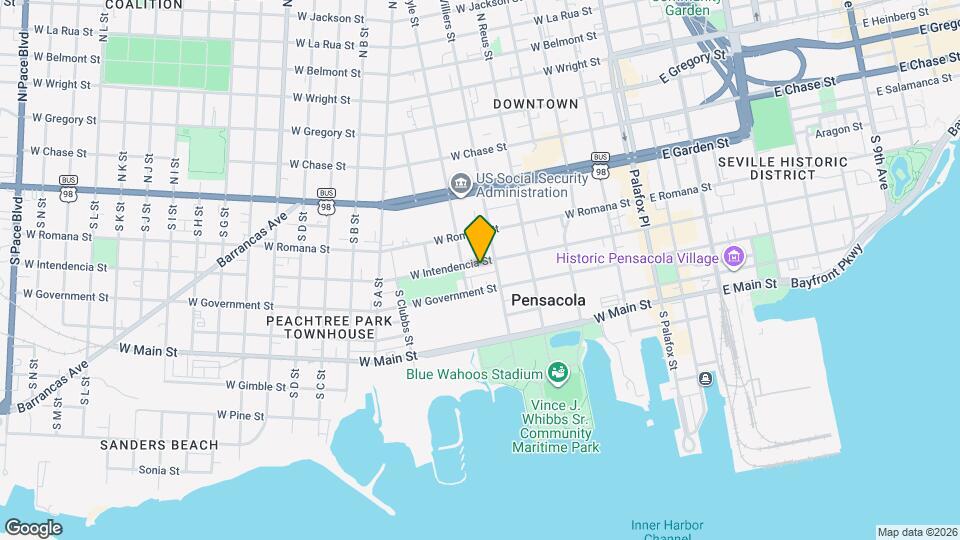 411 W Intendencia St Map and Location Details