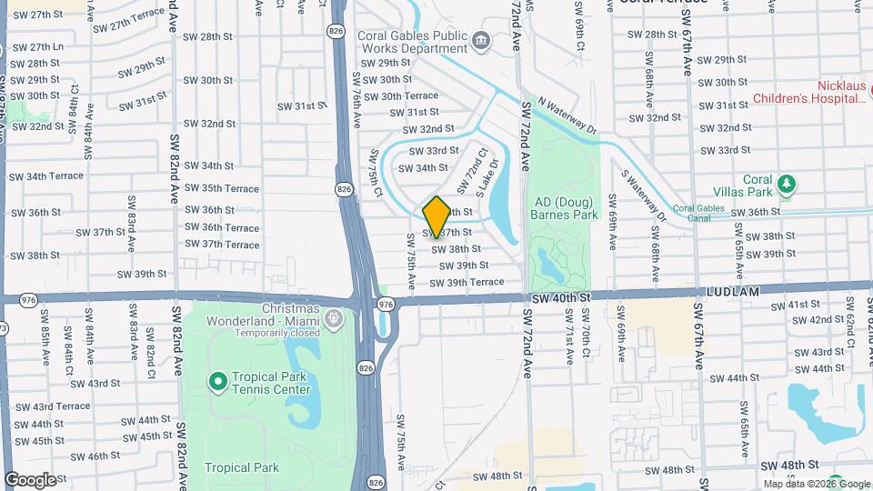 7401 SW 38th St Map and Location Details