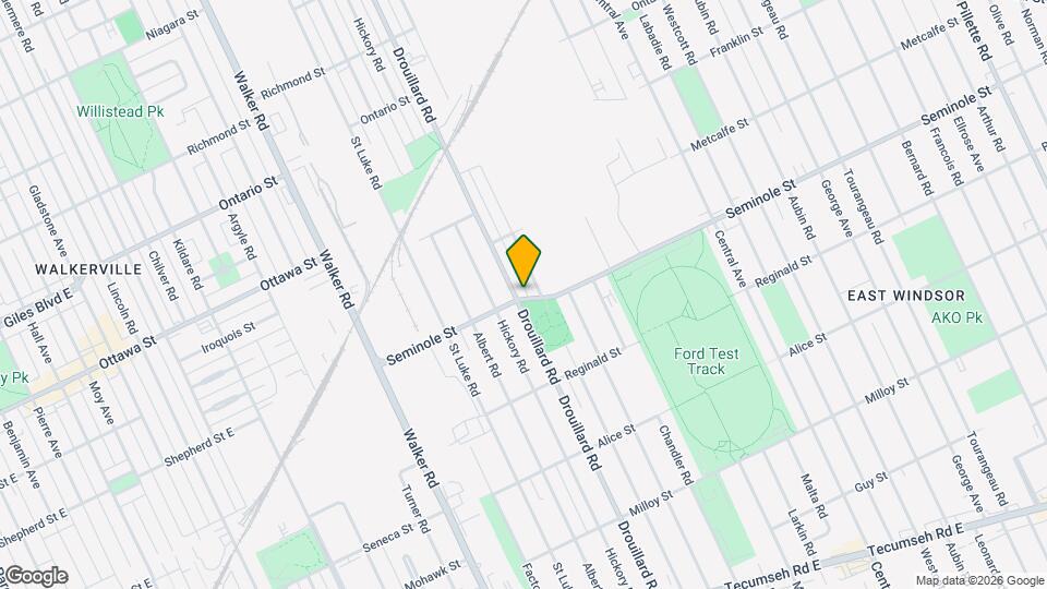 1496 Drouillard Rd Map and Location Details