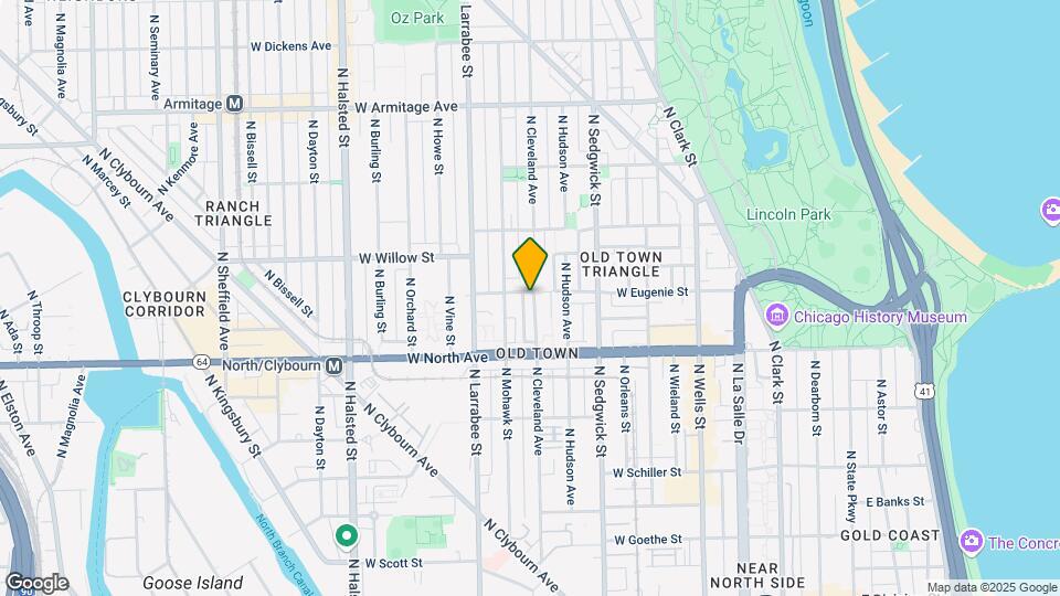 1656 N Cleveland Ave Map and Location Details