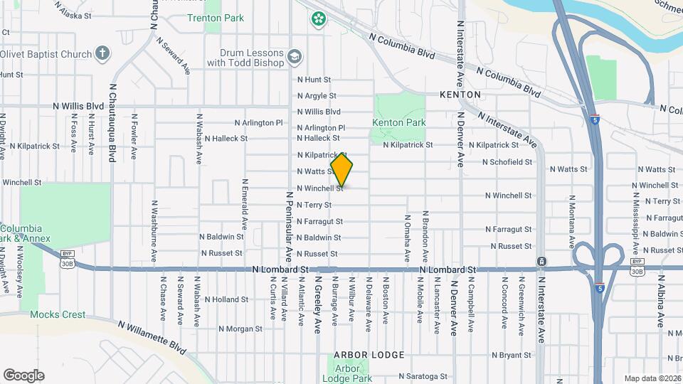 2626 N Winchell St Map and Location Details