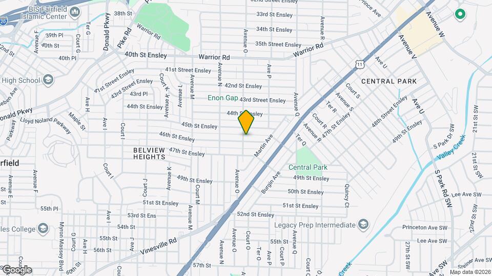 4513 Avenue O Map and Location Details
