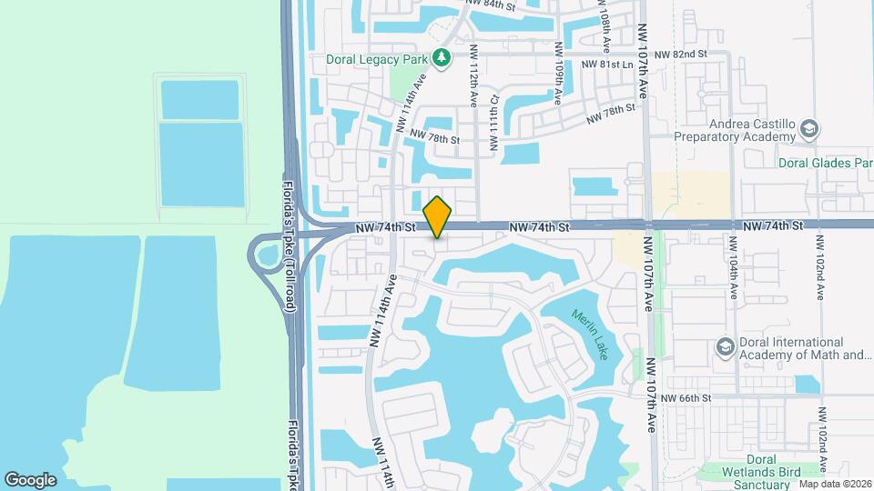 7333 NW 113th Ct Map and Location Details