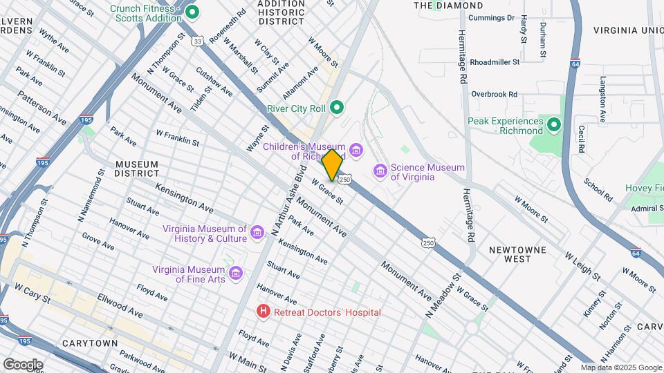 2700 W Grace St Mapa y Detalles de la Ubicación