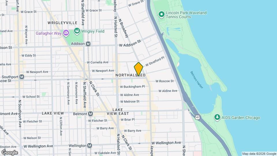 636 W Roscoe St, Unit 3N Mapa y Detalles de la Ubicación