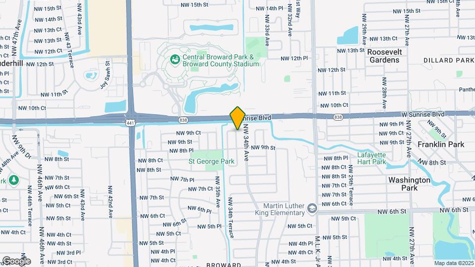 1446 NW 34th Way Map and Location Details