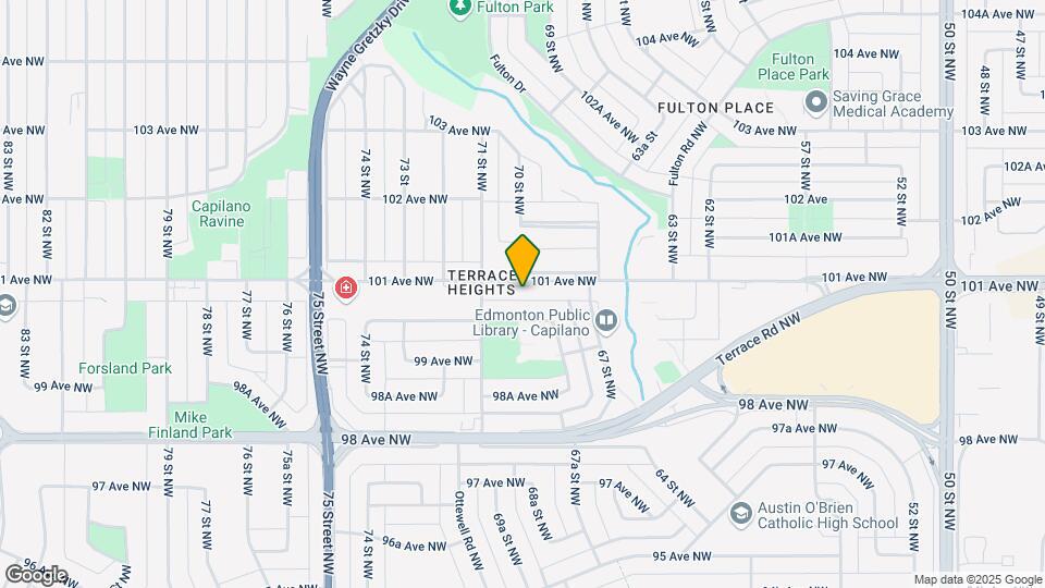 6913 101 Av NW Map and Location Details